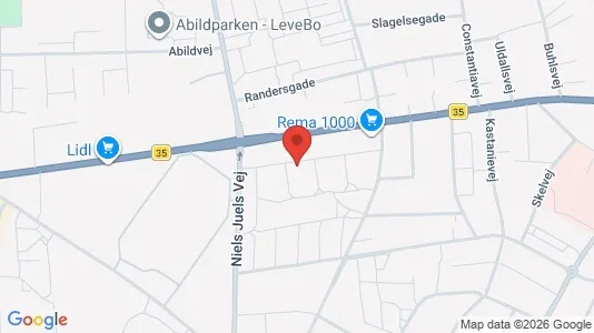 Apartments for rent i Frederikshavn - kort over placeringen