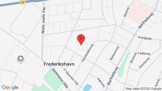 Apartments for rent i Frederikshavn - kort over placeringen