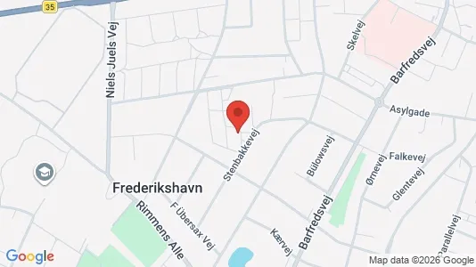 Apartments for rent i Frederikshavn - kort over placeringen