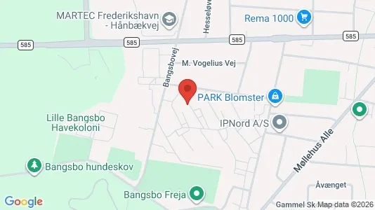 Apartments for rent i Frederikshavn - kort over placeringen
