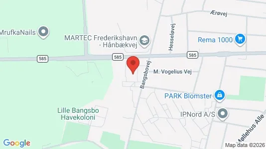 Apartments for rent i Frederikshavn - kort over placeringen
