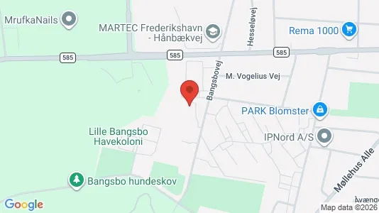Apartments for rent i Frederikshavn - kort over placeringen