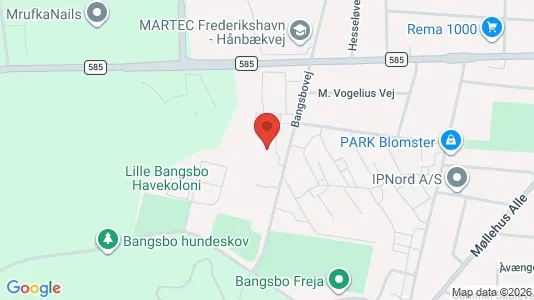 Apartments for rent i Frederikshavn - kort over placeringen