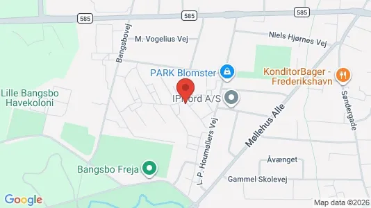 Apartments for rent i Frederikshavn - kort over placeringen