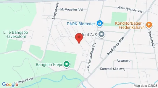 Apartments for rent i Frederikshavn - kort over placeringen