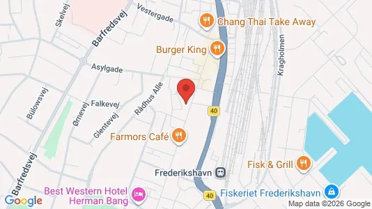 Apartments for rent i Frederikshavn - kort over placeringen