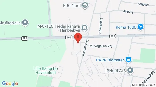 Apartments for rent i Frederikshavn - kort over placeringen