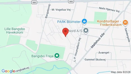 Apartments for rent i Frederikshavn - kort over placeringen