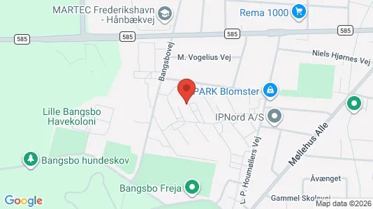Apartments for rent i Frederikshavn - kort over placeringen