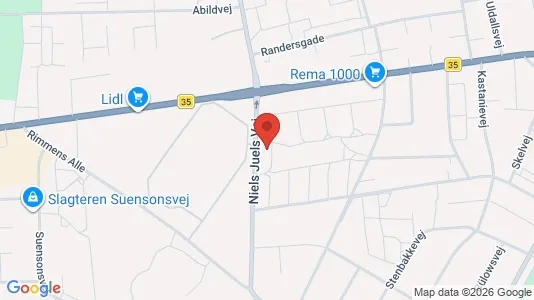 Apartments for rent i Frederikshavn - kort over placeringen