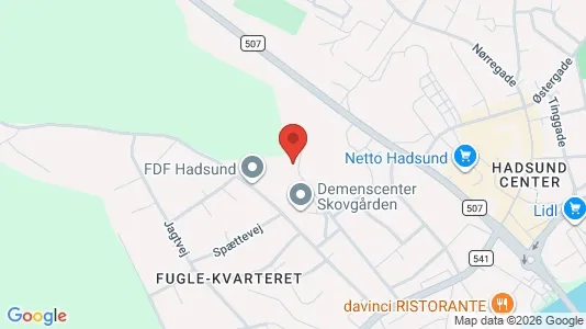 Apartments for rent i Hadsund - kort over placeringen