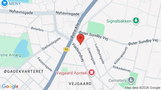 Apartments for rent i Aalborg Center - kort over placeringen