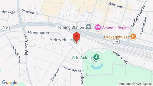 Apartments for rent i Herning - kort over placeringen