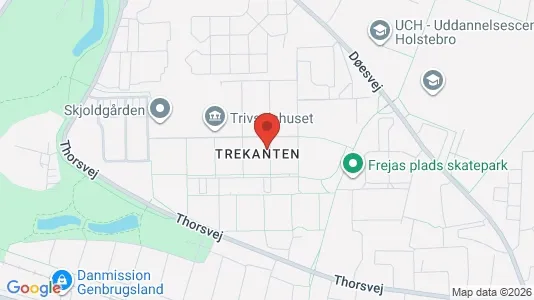 Apartments for rent i Holstebro - kort over placeringen