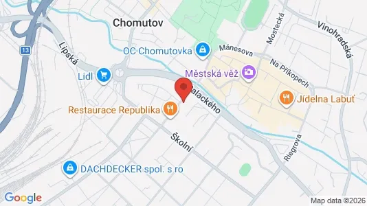 Apartments for rent in Chomutov - Photo from Google Street View