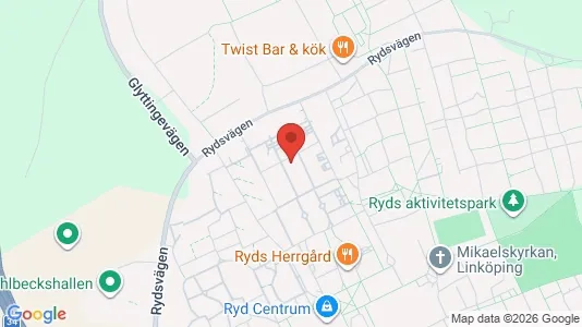Apartments for rent i Linköping - kort over placeringen