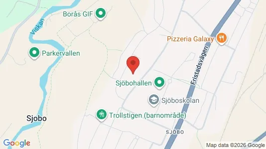 Apartments for rent i Borås - kort over placeringen