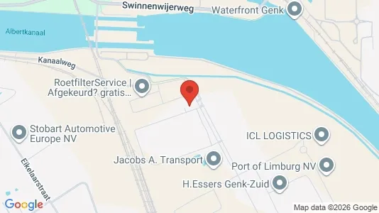 Rooms for rent i Genk - kort over placeringen