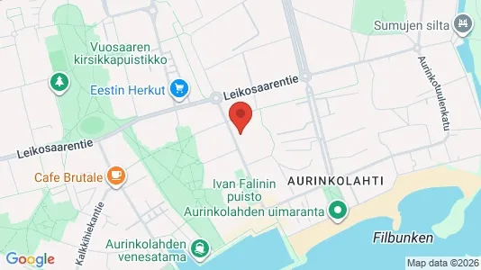 Apartments for rent i Helsinki Itäinen - kort over placeringen