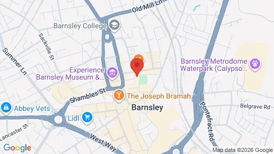Apartments for rent i Barnsley - South Yorkshire - kort over placeringen