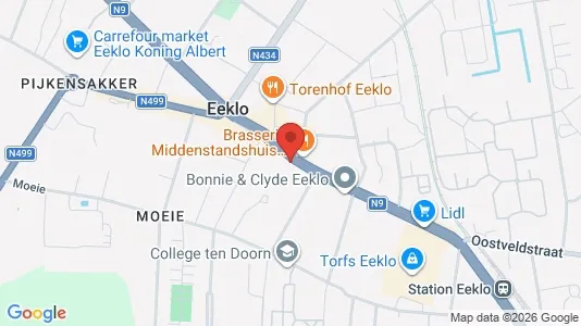Apartments for rent i Eeklo - kort over placeringen