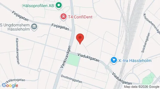 Apartments for rent i Hässleholm - kort over placeringen