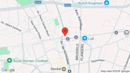 Apartments for rent i Brussels Sint-Pieters-Woluwe - kort over placeringen