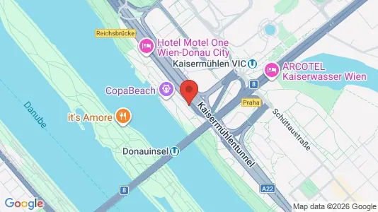 Apartments for rent i Vienna Donaustadt - kort over placeringen