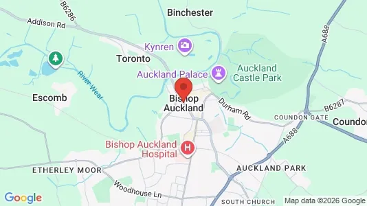 Apartments for rent i Bishop Auckland - County Durham - kort over placeringen