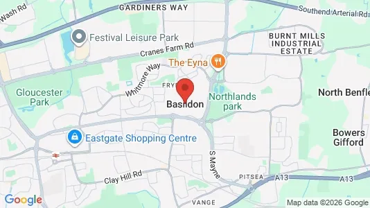 Rooms for rent in Basildon - Essex - Photo from Google Street View