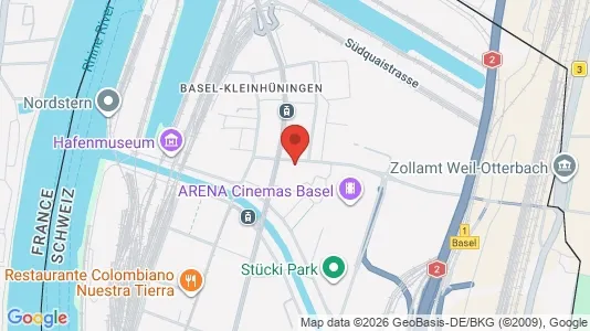 Apartments for rent i Basel-Stadt - kort over placeringen