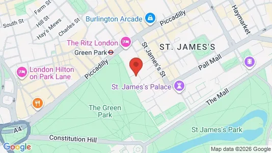 Apartments for rent i London SW1 - kort over placeringen