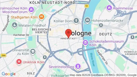 Apartments for rent in Cologne Innenstadt - Photo from Google Street View