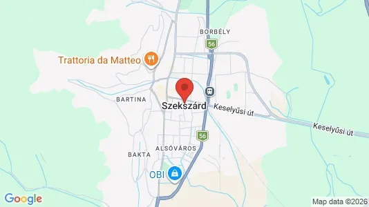 Apartments for rent i Szekszárdi - kort over placeringen