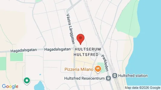 Apartments for rent i Hultsfred - kort over placeringen