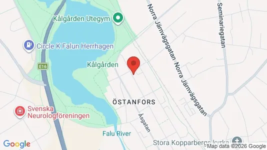 Apartments for rent i Falun - kort over placeringen