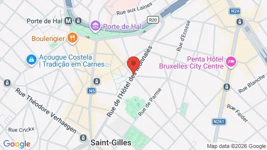 Apartments for rent in Brussels Sint-Gillis - Photo from Google Street View