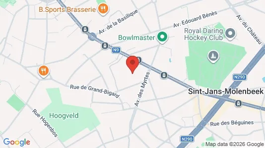 Apartments for rent i Brussels Sint-Agatha-Berchem - kort over placeringen