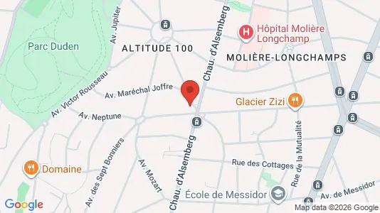 Apartments for rent i Brussels Ukkel - kort over placeringen
