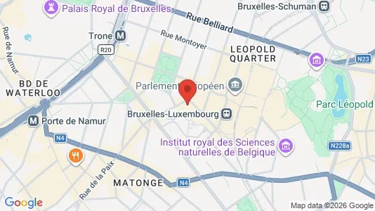 Apartments for rent i Brussels Elsene - kort over placeringen