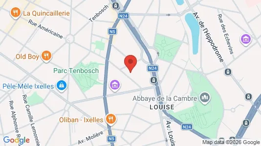 Apartments for rent i Stad Brussel - kort over placeringen