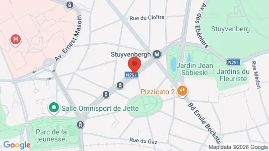 Apartments for rent i Stad Brussel - kort over placeringen