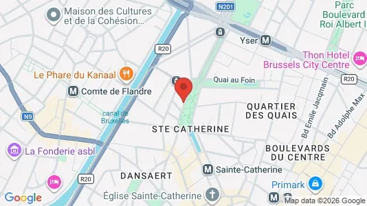 Apartments for rent i Stad Brussel - kort over placeringen