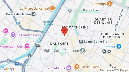 Apartments for rent i Stad Brussel - kort over placeringen