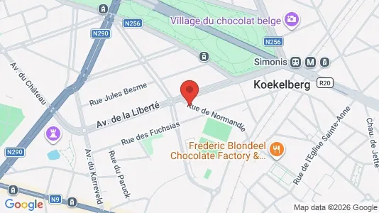 Apartments for rent i Brussels Sint-Jans-Molenbeek - kort over placeringen