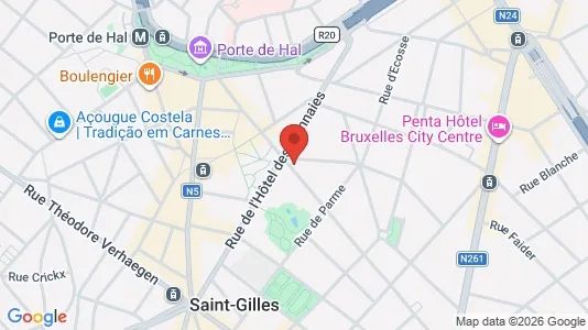 Apartments for rent in Brussels Sint-Gillis - Photo from Google Street View