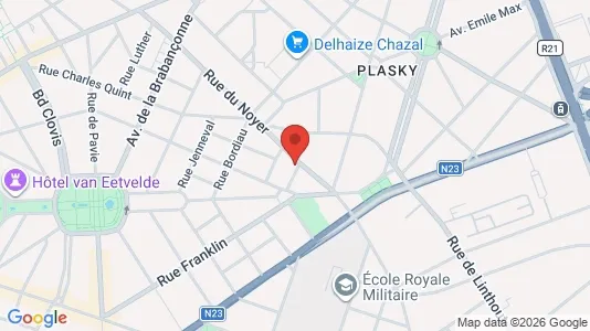 Apartments for rent i Stad Brussel - kort over placeringen