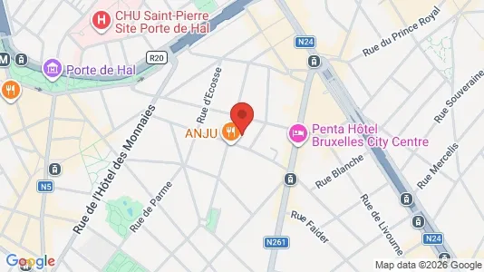 Apartments for rent in Brussels Sint-Gillis - Photo from Google Street View