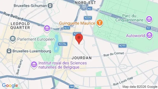 Apartments for rent i Brussels Etterbeek - kort over placeringen