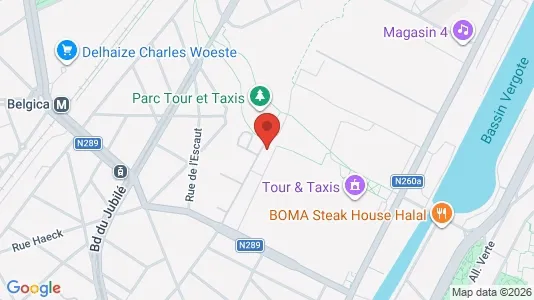 Apartments for rent i Stad Brussel - kort over placeringen